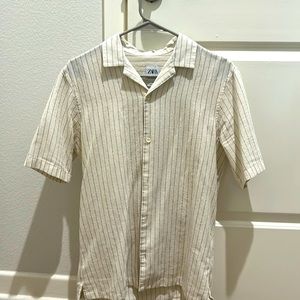 Zara short-sleeve button down